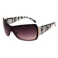 Cool mode-solbrille m. sort/hvid m�nster
