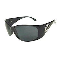 Flot stor sort dame solbrille