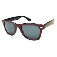Super trendy Wayfarer m. sort/r�de tern