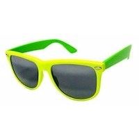 Hot gul/gr�n Wayfarer solbrille