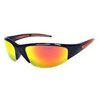 Cool sporty herre solbrille m. gul spejl-glas