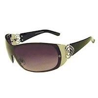 Cool solbrille i sort/s�lv m. hjerte